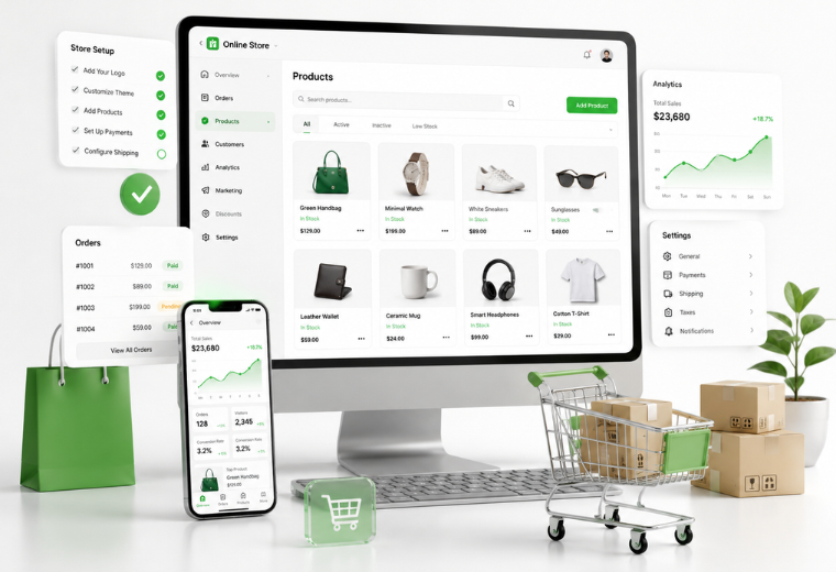 Easy to use and simple to manage ecommerce platform